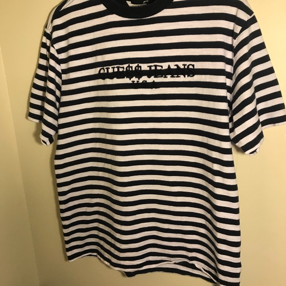 guess striped shirt asap rocky